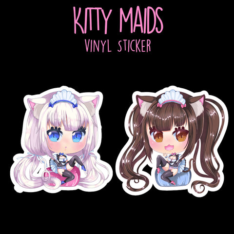 Kitty Maids Vinyl stickers