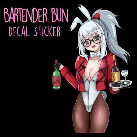 Bartender Bun Decal