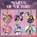 Waifus of Victory keychains