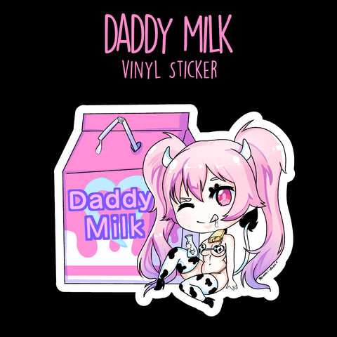 Daddy Milk Sticker
